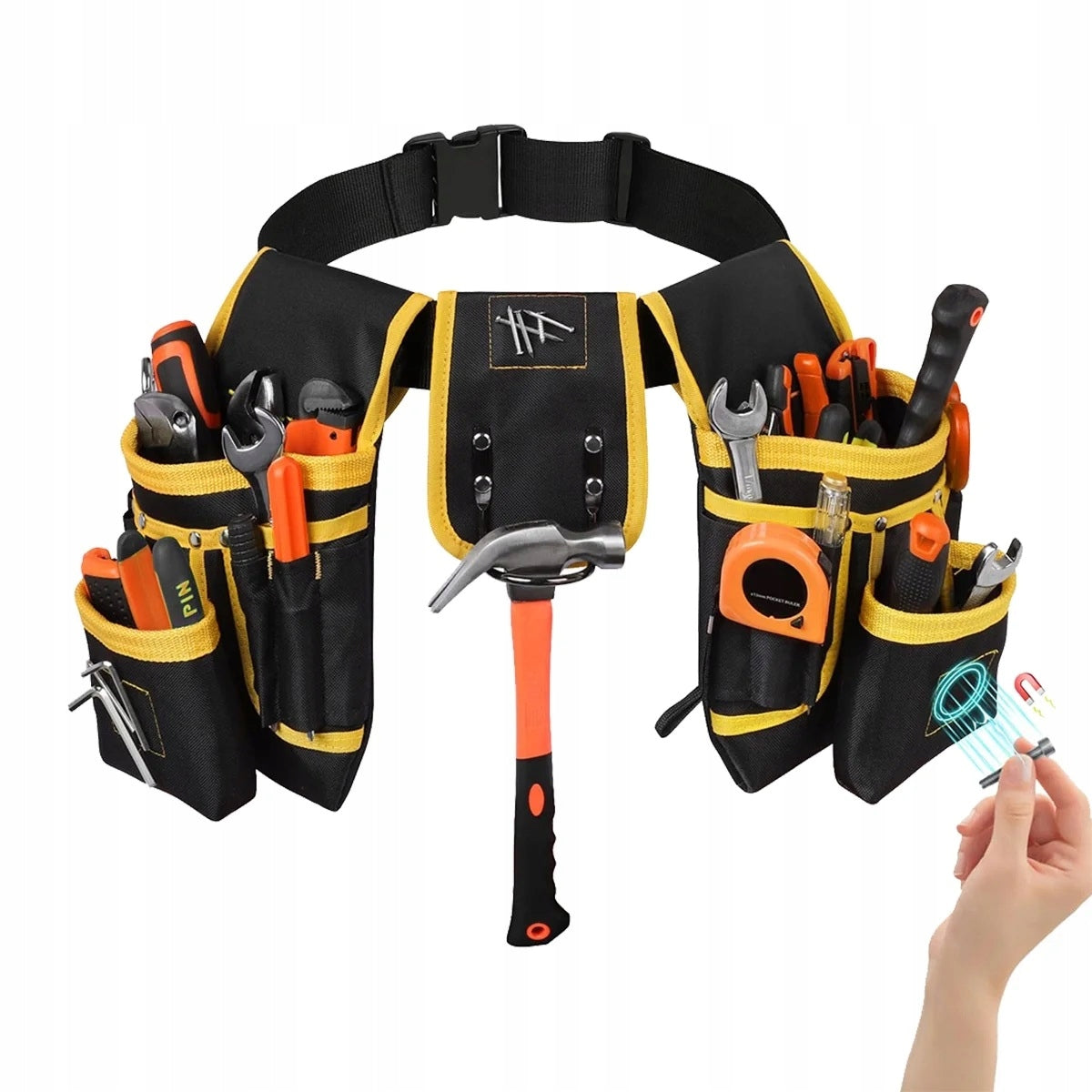 TOOL ASSEMBLY BELT FOR CONSTRUCTION TOOLS ADJUSTABLE 26 POCKETS Manufacturer code PAS MONTERSKI