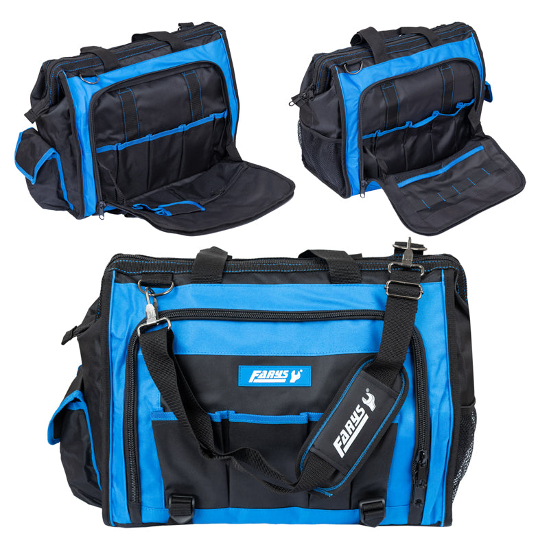 TOOL BAG FOR ELECTRICIAN WORKING FARYS – LARGE, DURABLE