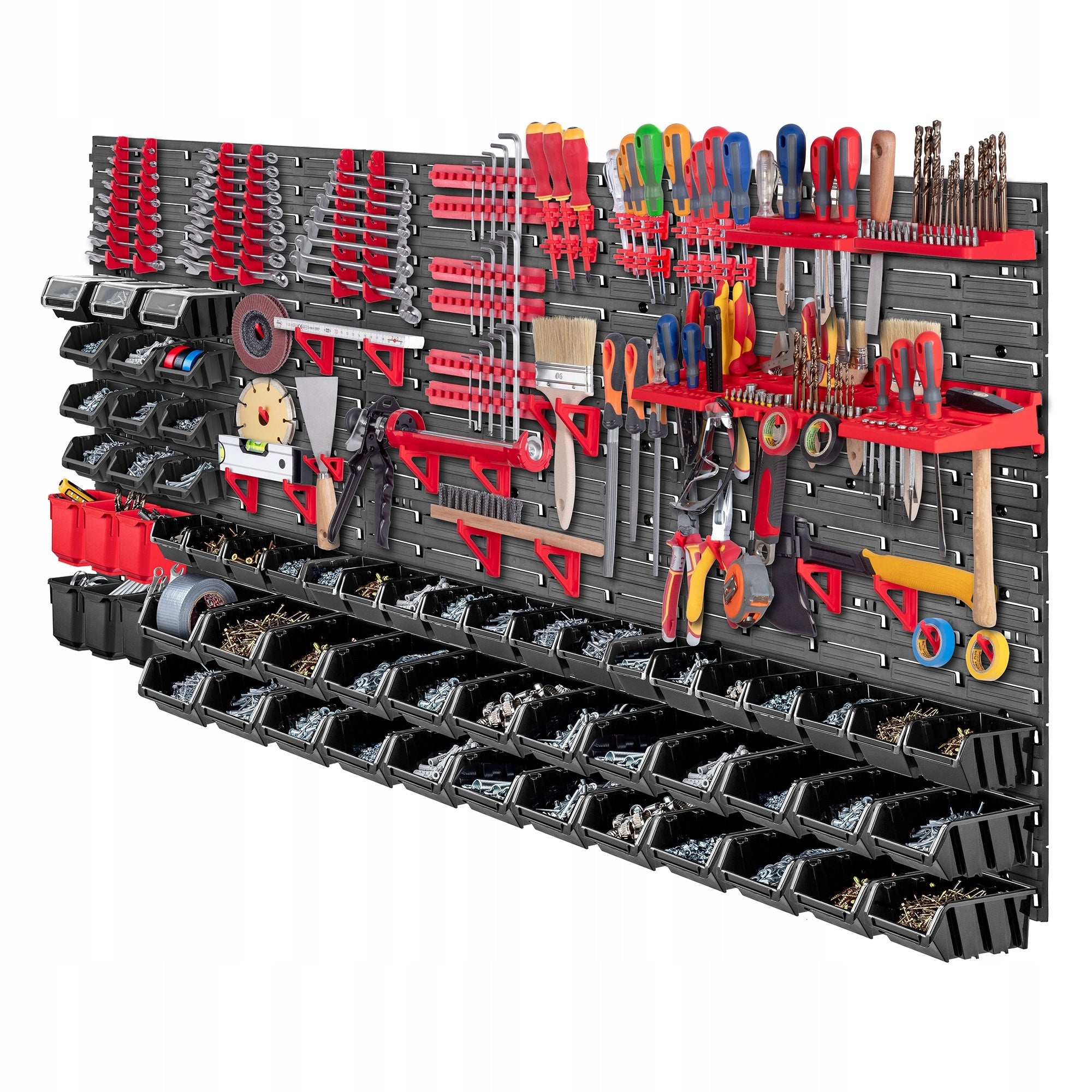 TOOL BOARD WORKSHOP WALL 174x78 cm 81 CUVETTE 60 HANDLES GARAGE Brand Kadax