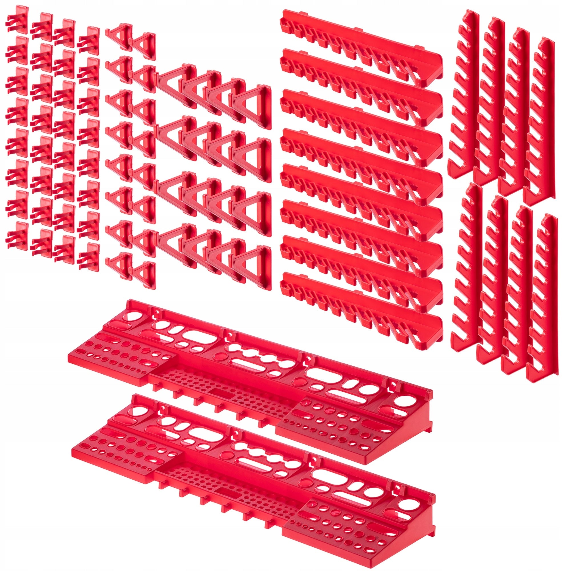 TOOL BOARD WORKSHOP WALL 232x78 cm 92 CUVETTE 80 HANDLES GARAGE Kind pegboard