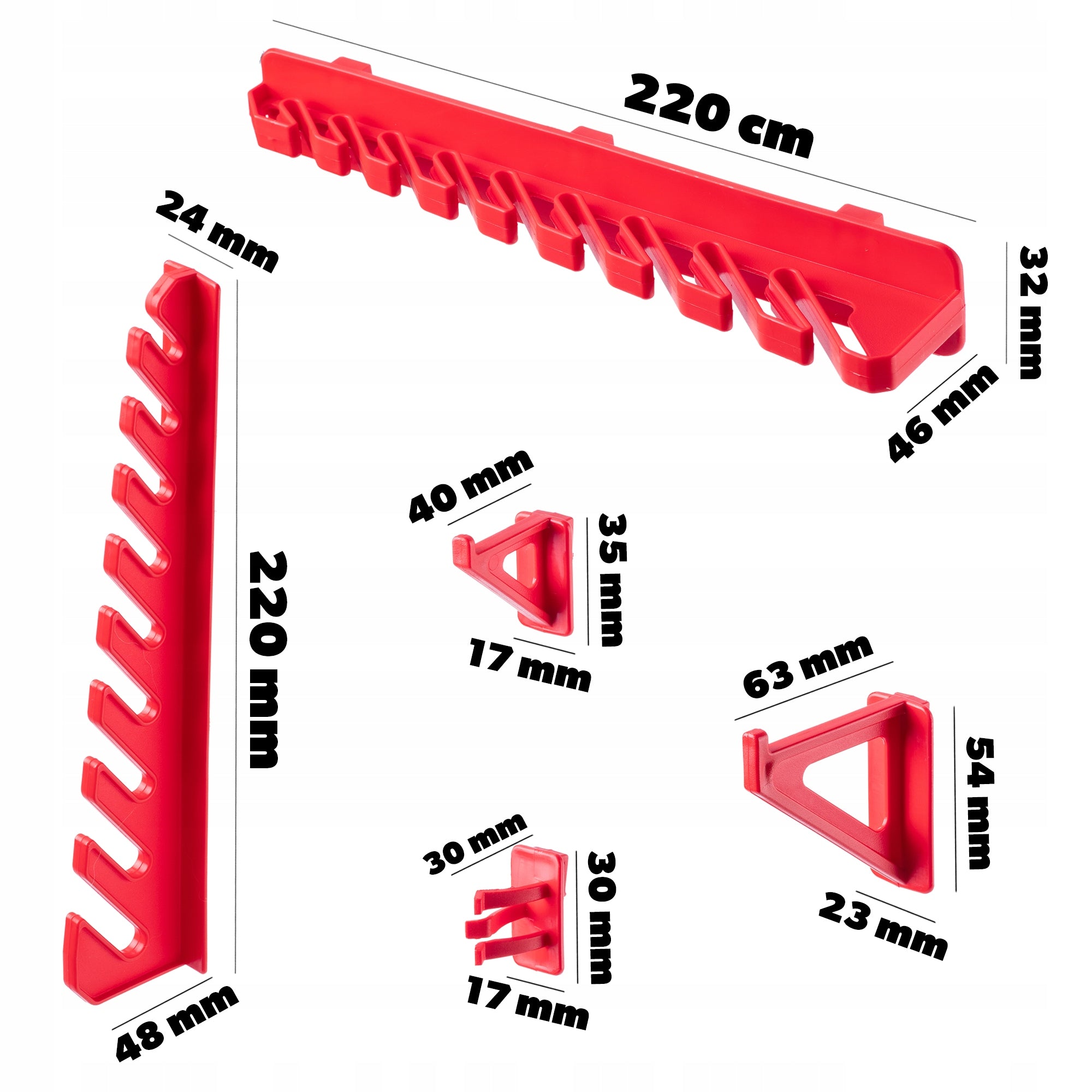 TOOL BOARD WORKSHOP WALL 232x78cm 112 CUVETTE 40 HANDLES GARAGE Product weight with unit packaging 8.54 kg