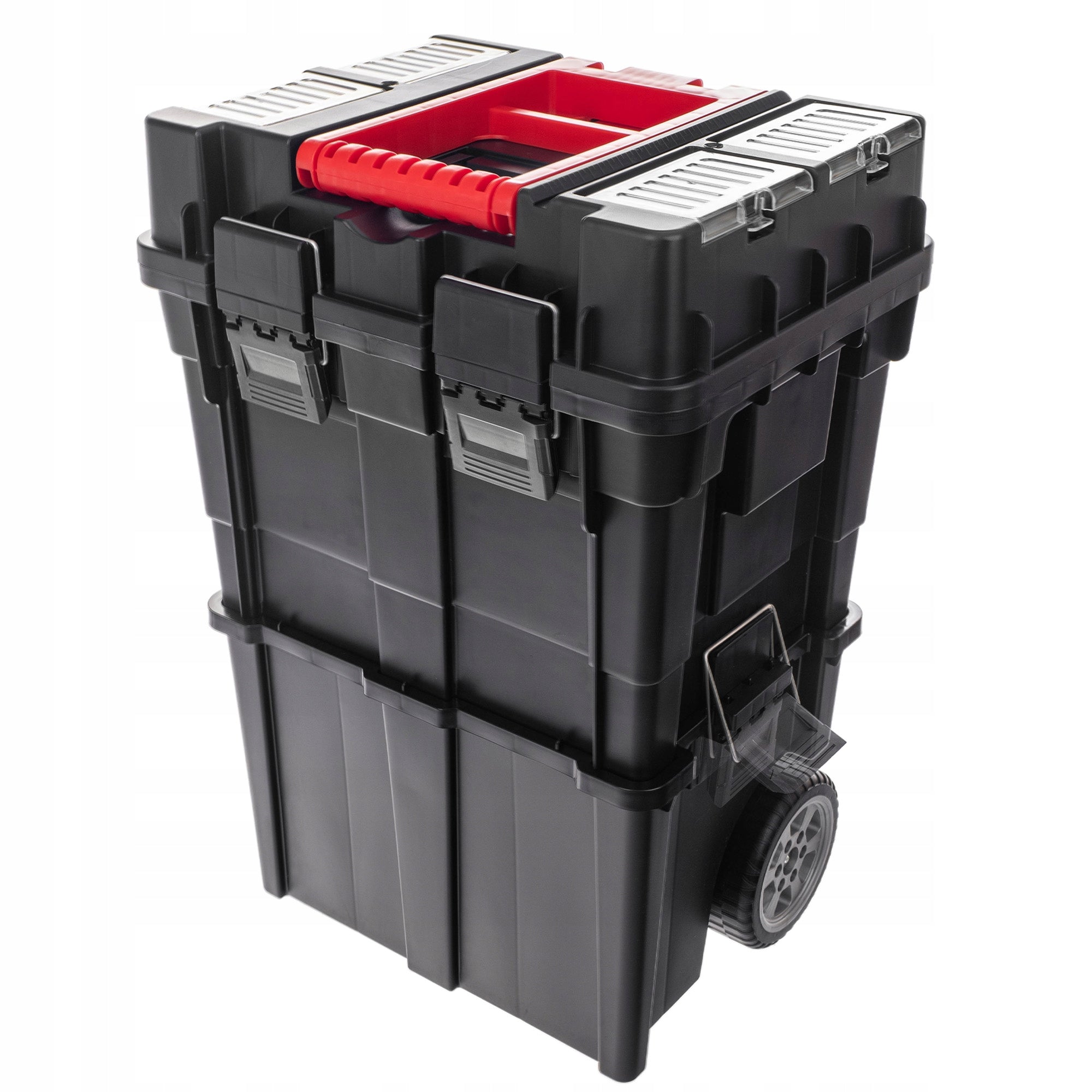 TOOL BOX ON WHEELS SUITCASE WORKSHOP BOX LARGE MODULAR Product height 64 cm