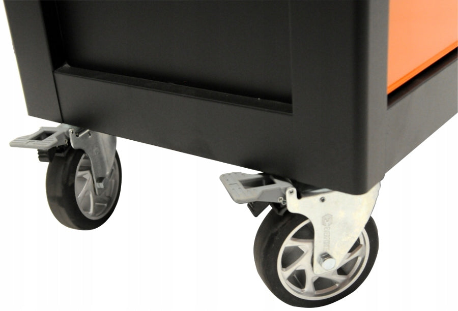 TOOL CABINET SERVICE WORKSHOP TROLLEY WITH TOOLS 306 ELEMENTS Accessories included yes