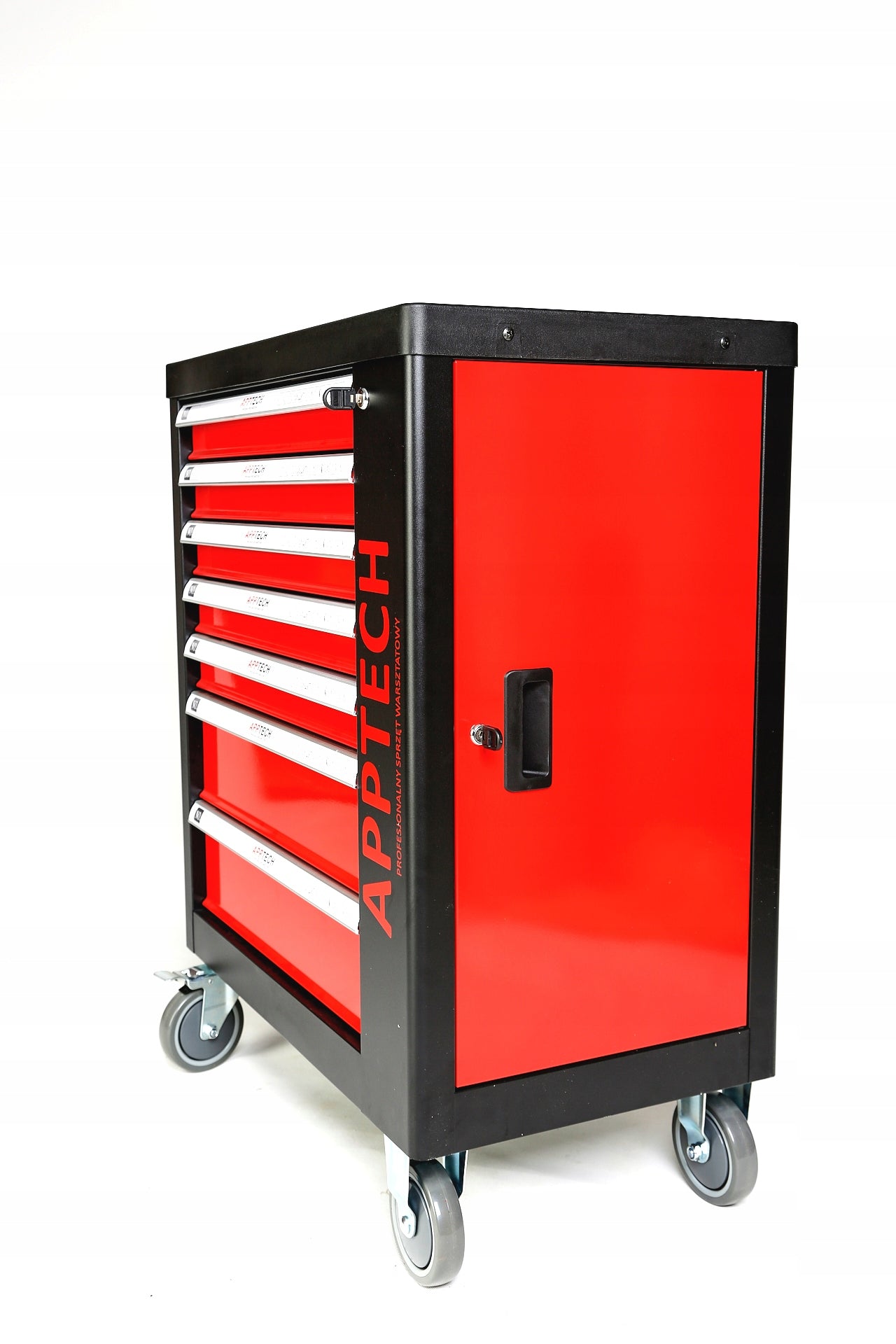 TOOL CABINET WORKSHOP TROLLEY 7+1 256 ELEMENT LARGE SET STRONG CRV Brand AppTech