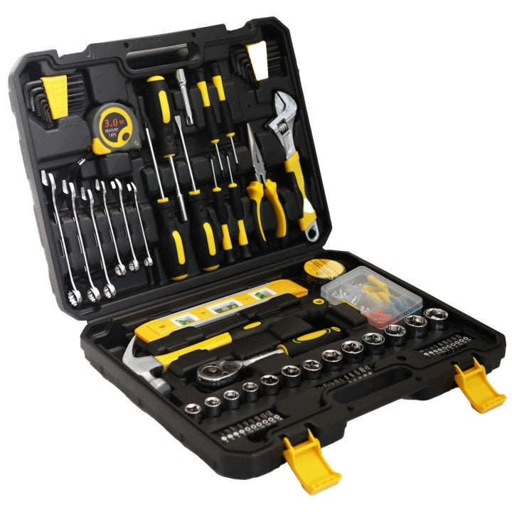 TOOL CASE TOOL SET WRENCHES SCREWDRIVERS BITS 140 ELEMENTS