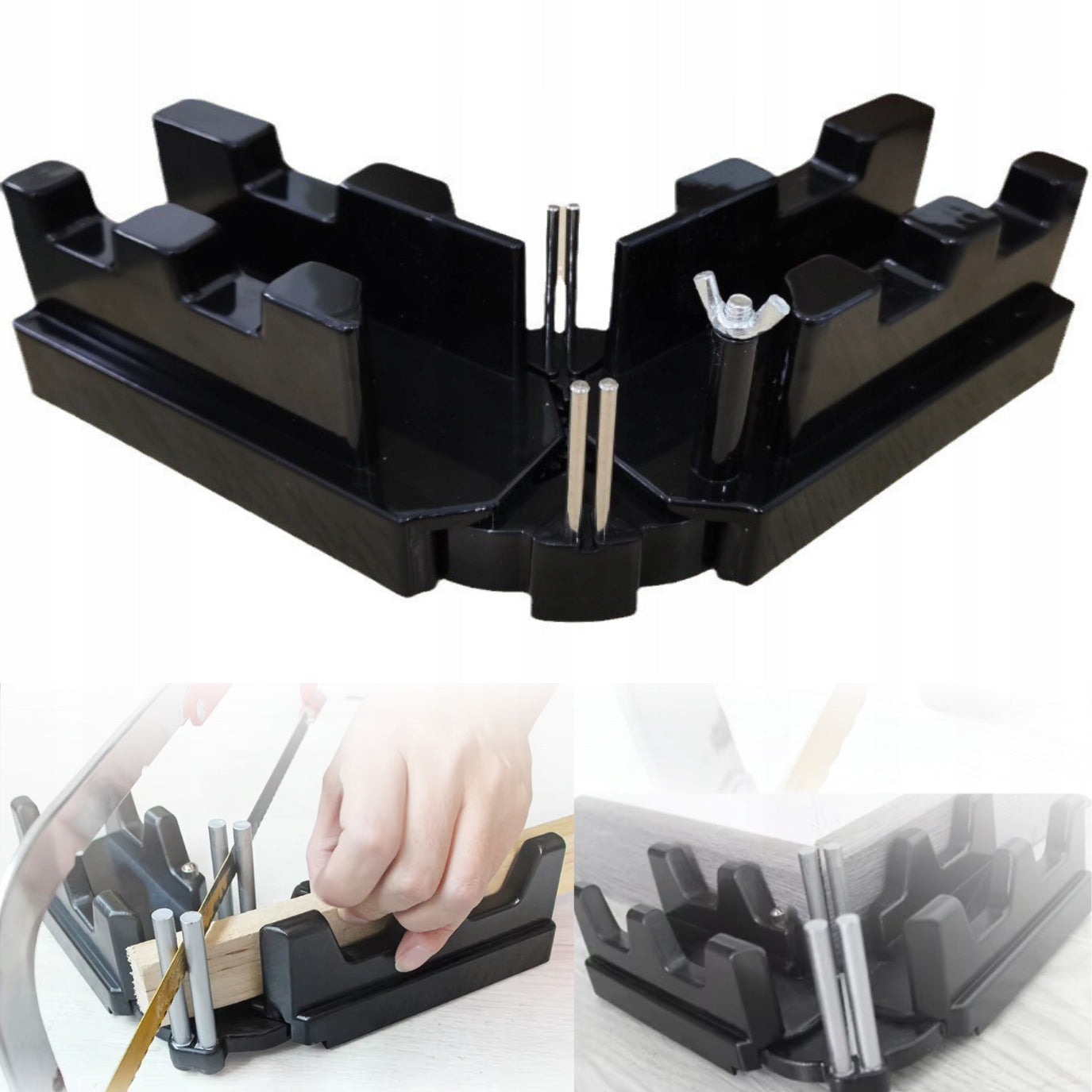 TOOL FOR CUTTING DIAGONAL ANGLES PROTRACTOR 2IN1 ABS PUNCH BOX