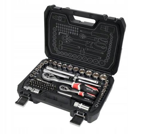TOOL KIT 1/2'' 1/4' 72 PARTS M YT-38782 YATO