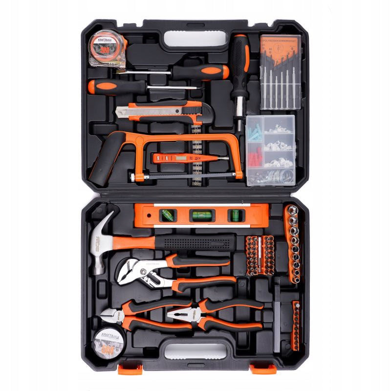 TOOL SET 180 ELEMENTS TOOL CASE SET SOCKET WRENCHES Number of items in the set 180