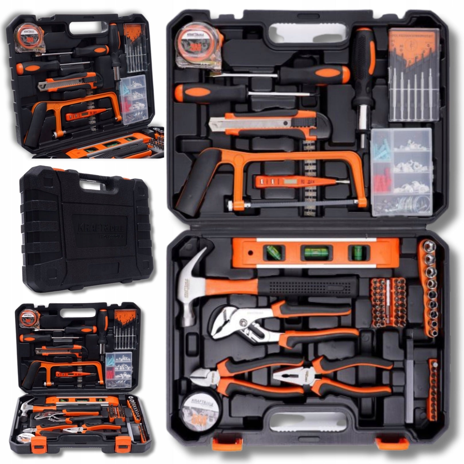 TOOL SET 180 ELEMENTS TOOL CASE SET SOCKET WRENCHES