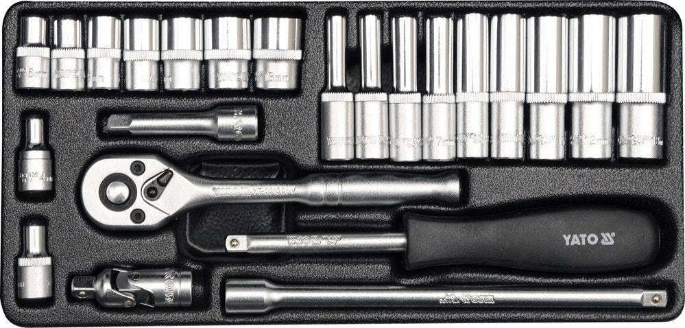 TOOL SET 23PCS 1/4" YT-14421 YATO