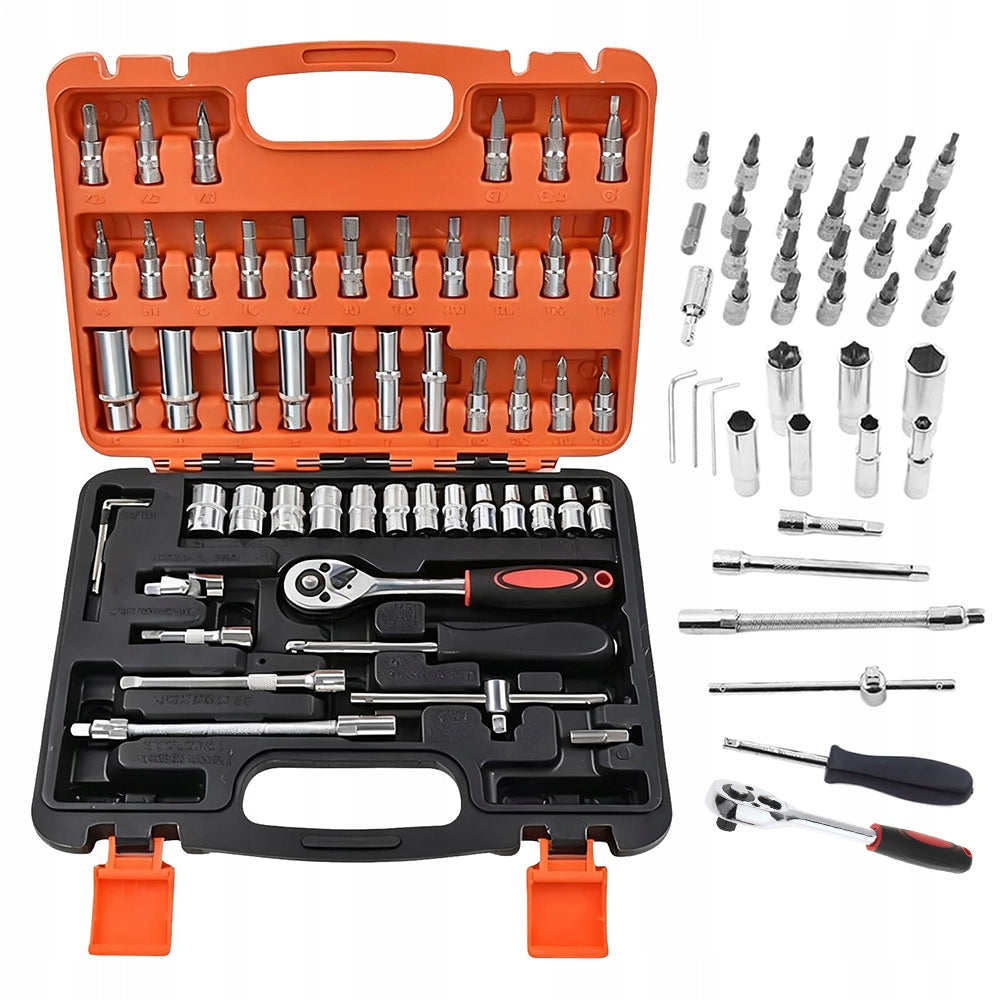 TOOL SET 53 EL. RATCHET CAP WRENCHES FOR HOME AND BIKE Manufacturer code FAGGRH