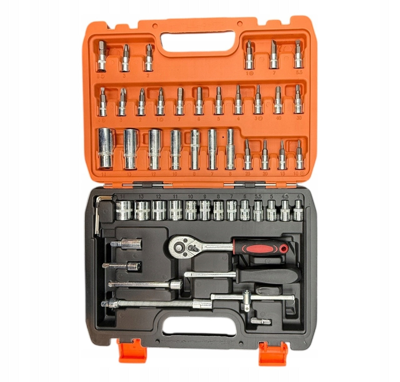 TOOL SET 53 EL. RATCHET CAP WRENCHES FOR HOME AND BIKE