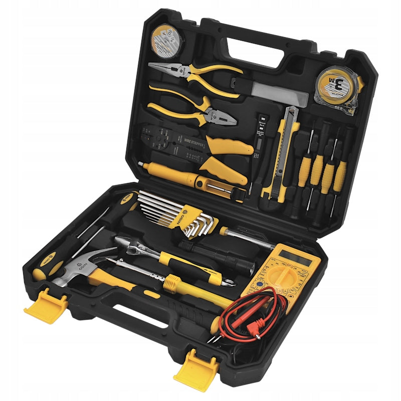 TOOL SET IN SUITCASE FOR ELECTRICIAN 34 el MULTIMETER