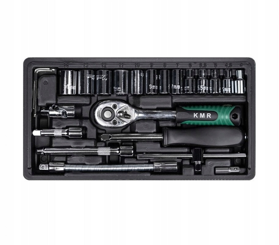 TOOL SET KMR11 - 46 ELEMENTS 1/4" Packaging status original