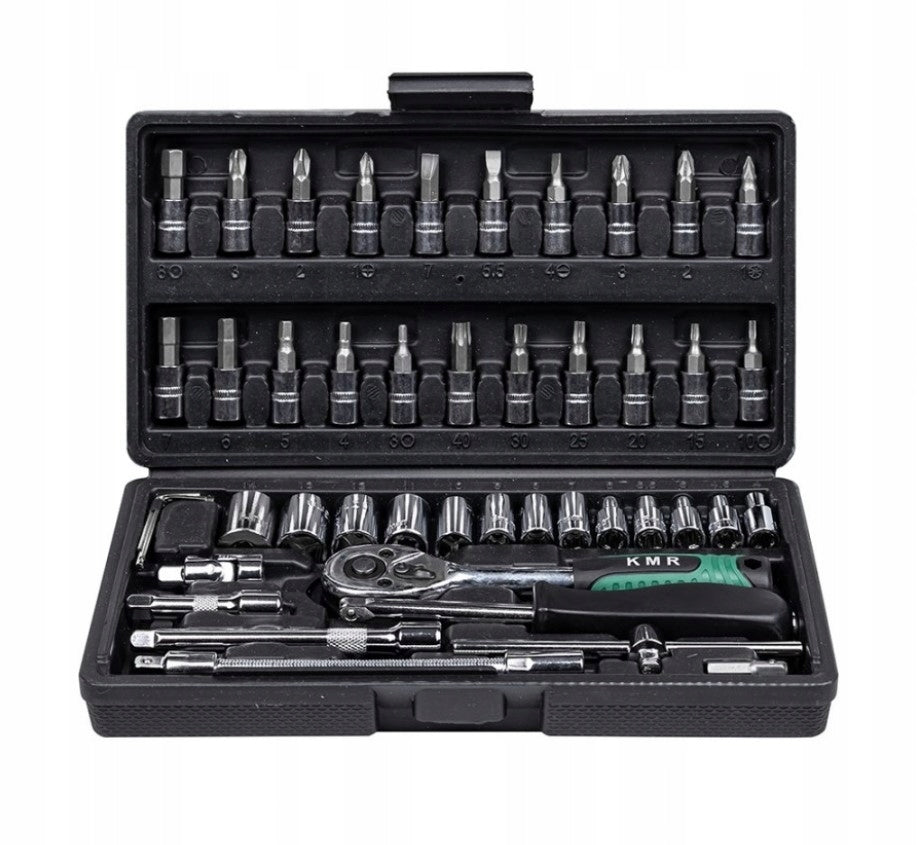 TOOL SET KMR11 - 46 ELEMENTS 1/4"