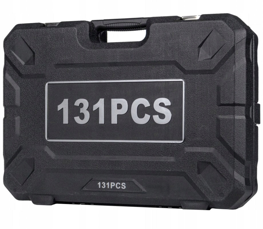 TOOL SET KMR18 - 131 ELEMENTS 1/2" 1/4" Number of items in the set 131