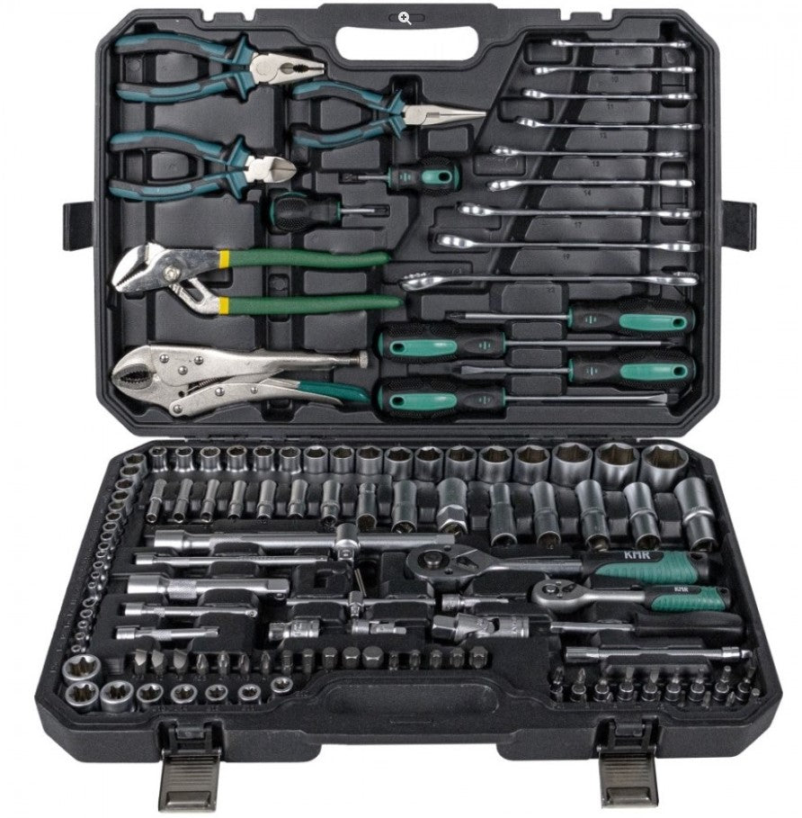 TOOL SET KMR18 - 131 ELEMENTS 1/2" 1/4"