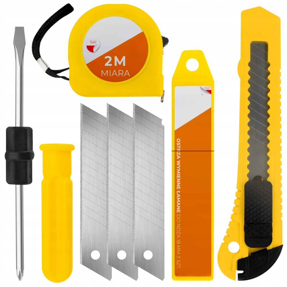 TOOL SET SCREWDRIVER KNIFE TAPECIAK BLADE STOCK