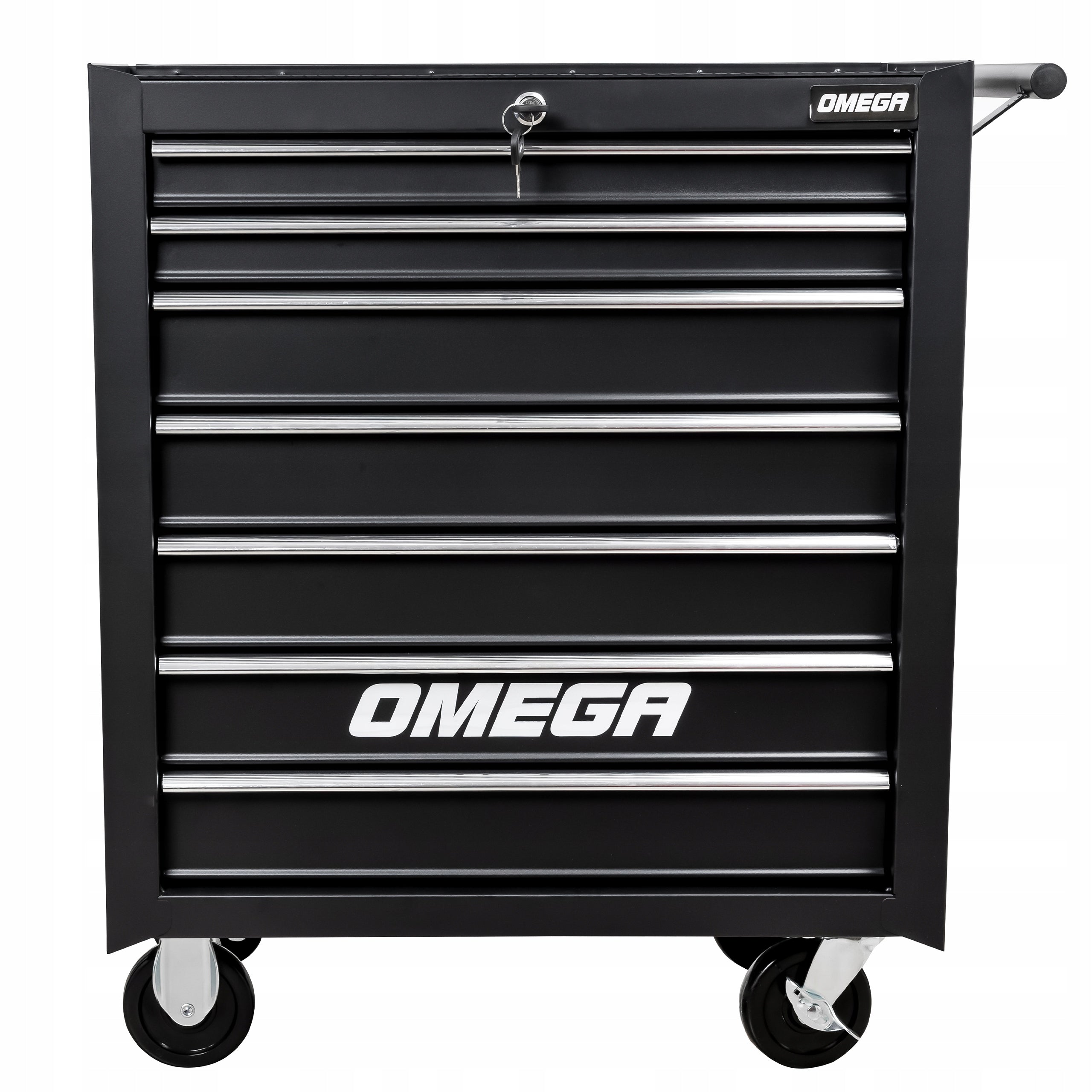 TOOL TROLLEY WORKSHOP CABINET ON WHEELS MOBILE 7 DRAWERS BRAKE Brand Farys