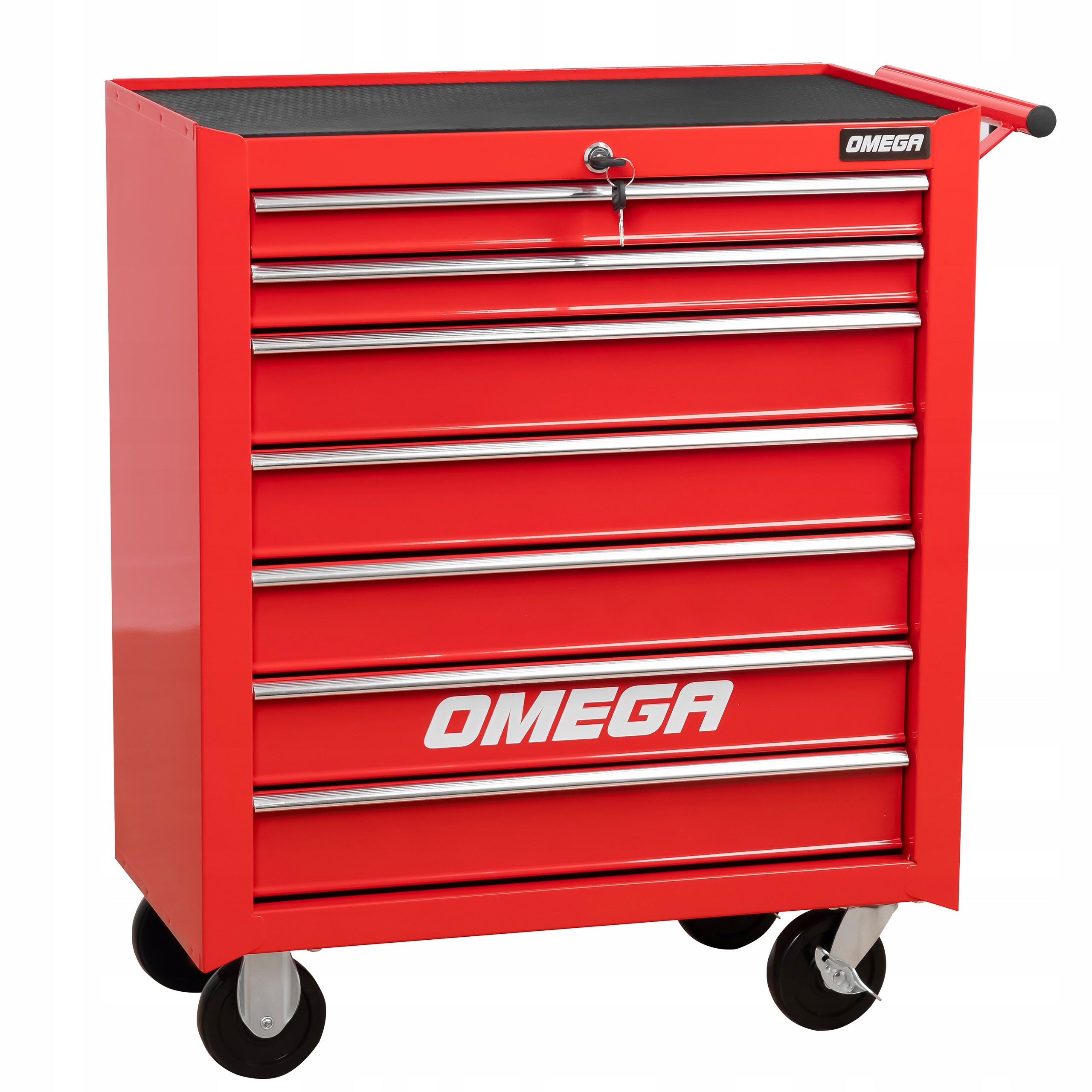 TOOL TROLLEY WORKSHOP CABINET ON WHEELS MOBILE 7 DRAWERS FR4027C Accessories included no