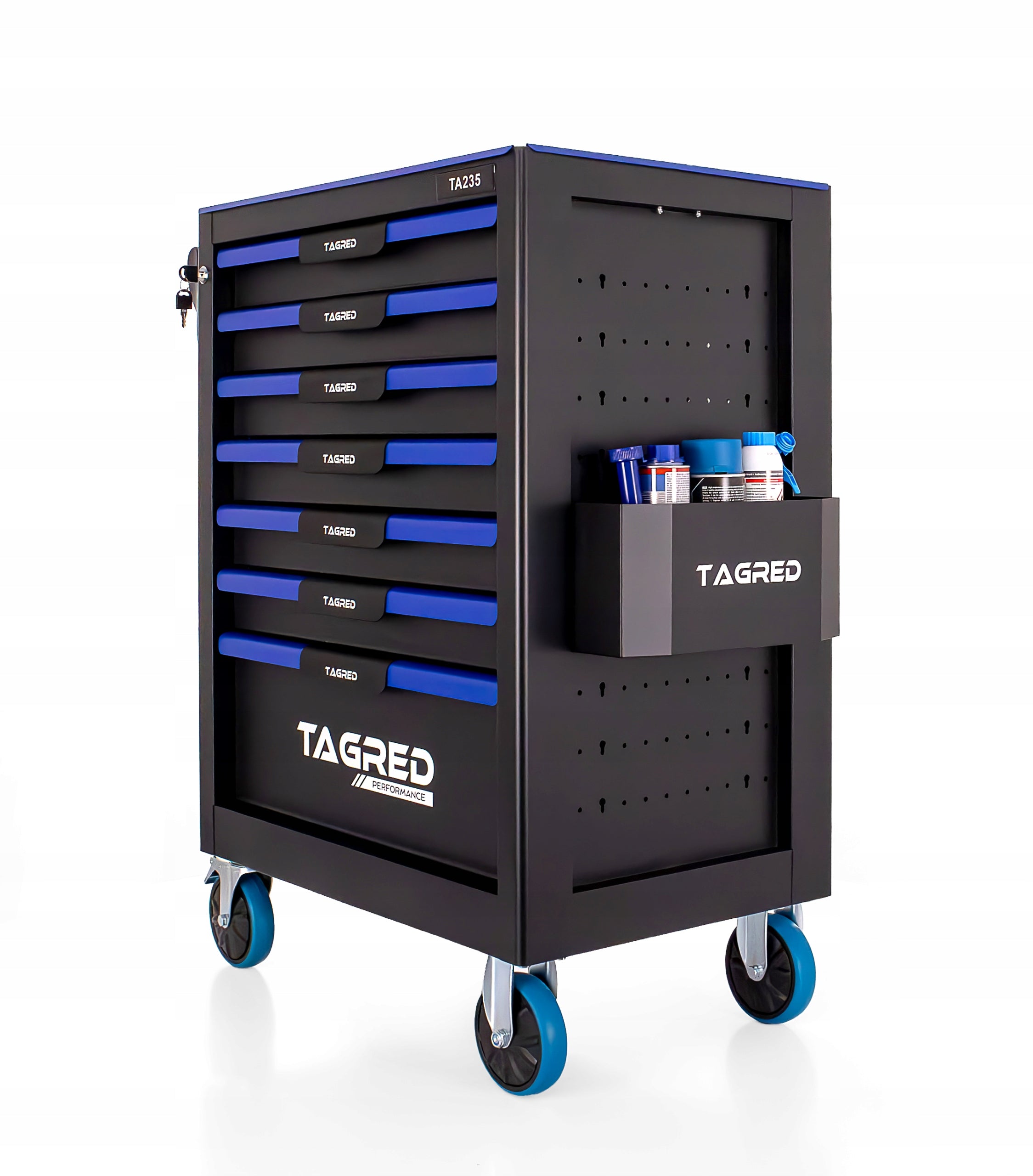 TOOL WORKSHOP CABINET 7 DRAWERS SERVICE TROLLEY FOR WORKSHOP Manufacturer code TA235