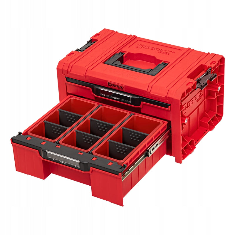 TOOLBOX PRO DRAWER 2 TOOLBOX 2.0 EXPERT RED QBRICK Brand Qbrick system