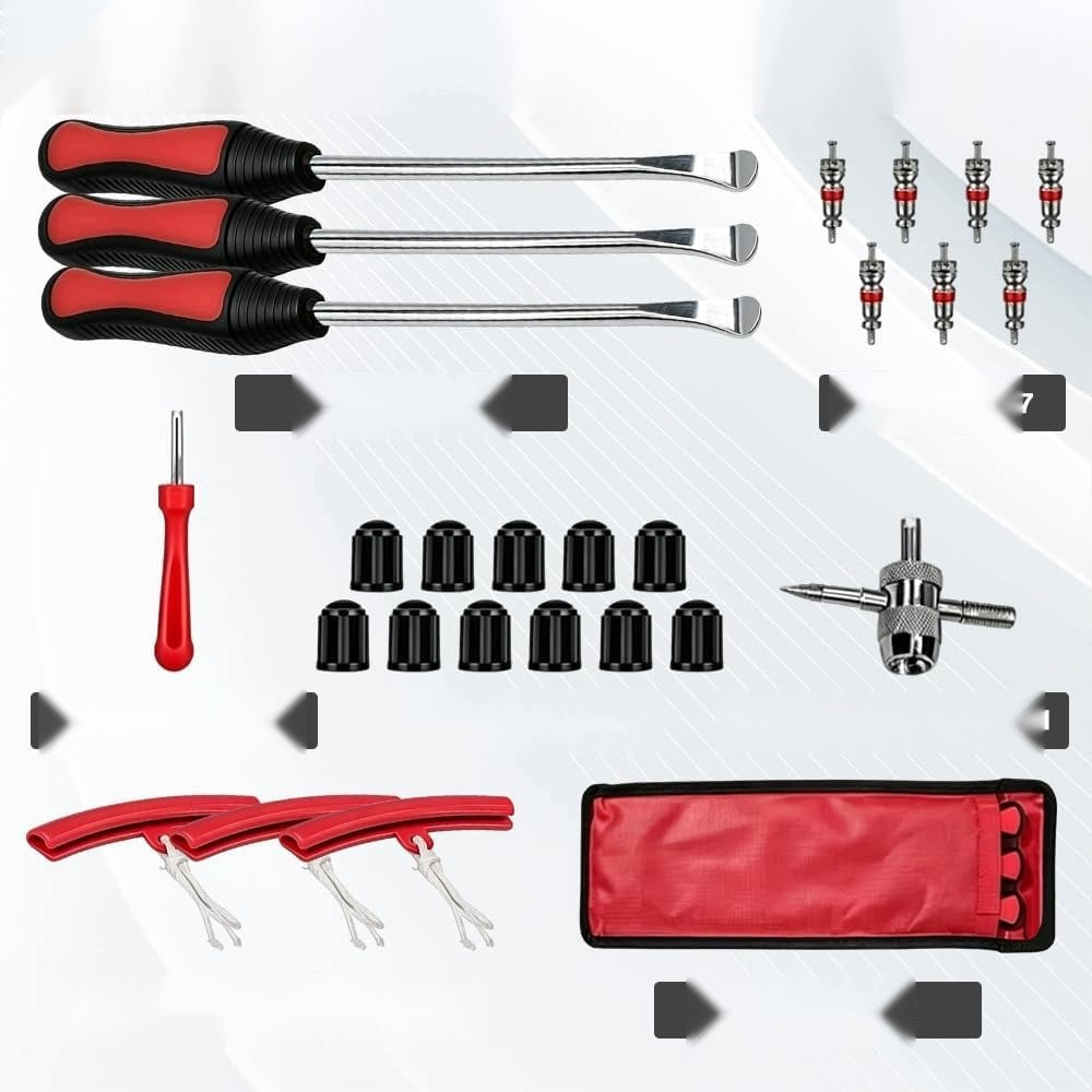 TOOLS SET OF 27 PIECES FOR TIRES BUCKET ASSEMBLY DISASSEMBLY PORTABLE STEEL Manufacturer code 5908140325449