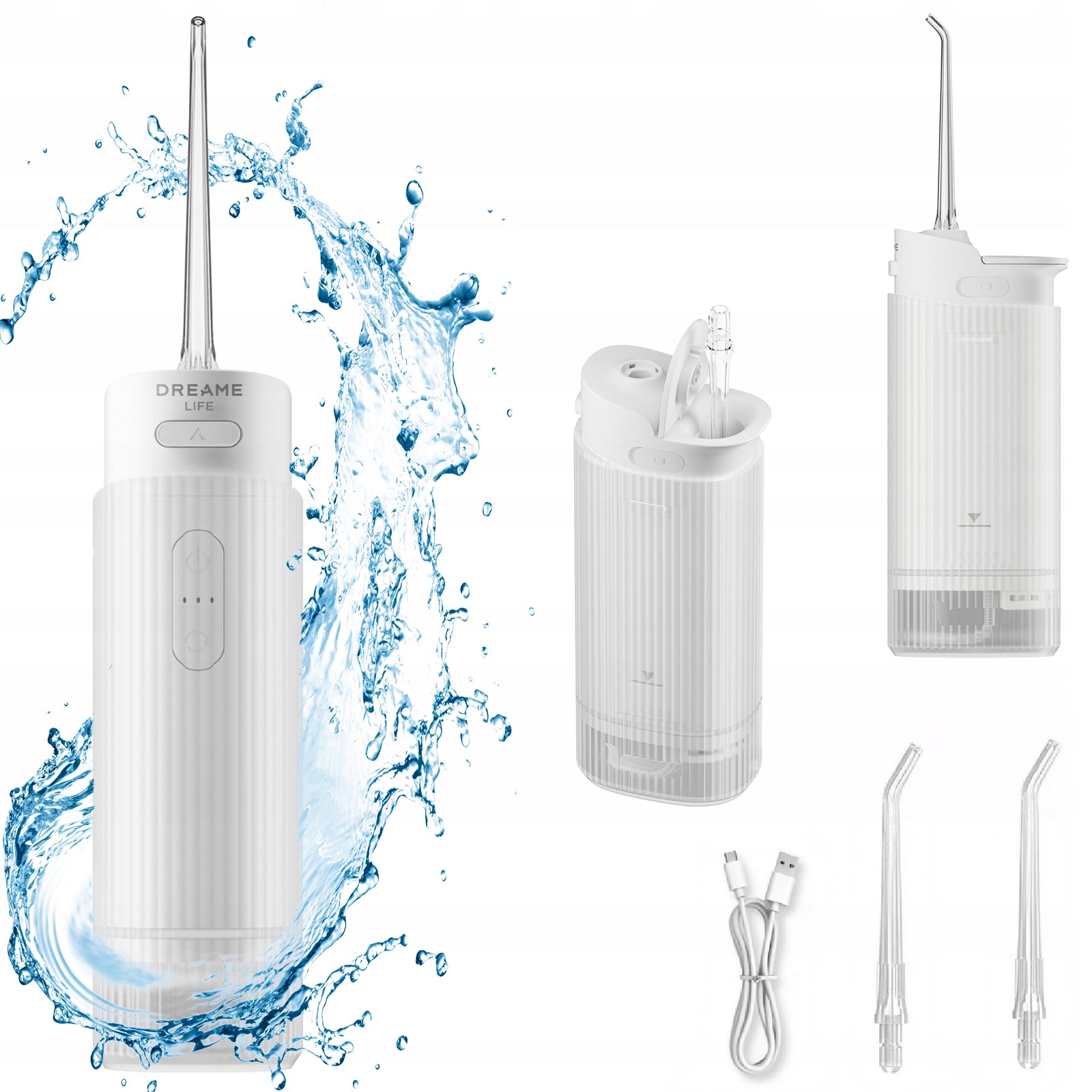 TOOTH IRRIGATOR DREAME T01 WHITE WIRELESS DENTAL 4 MODES