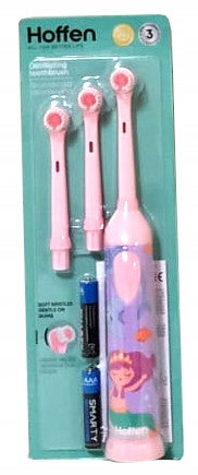 TOOTHBRUSH OSCILLATING HOFFEN KHET007 FOR CHILDREN PINK