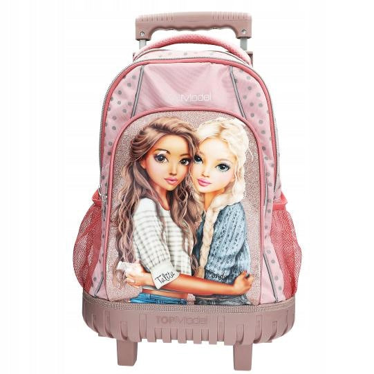 TOP Model 14010 Multi-chamber school backpack Dots Packaging status original