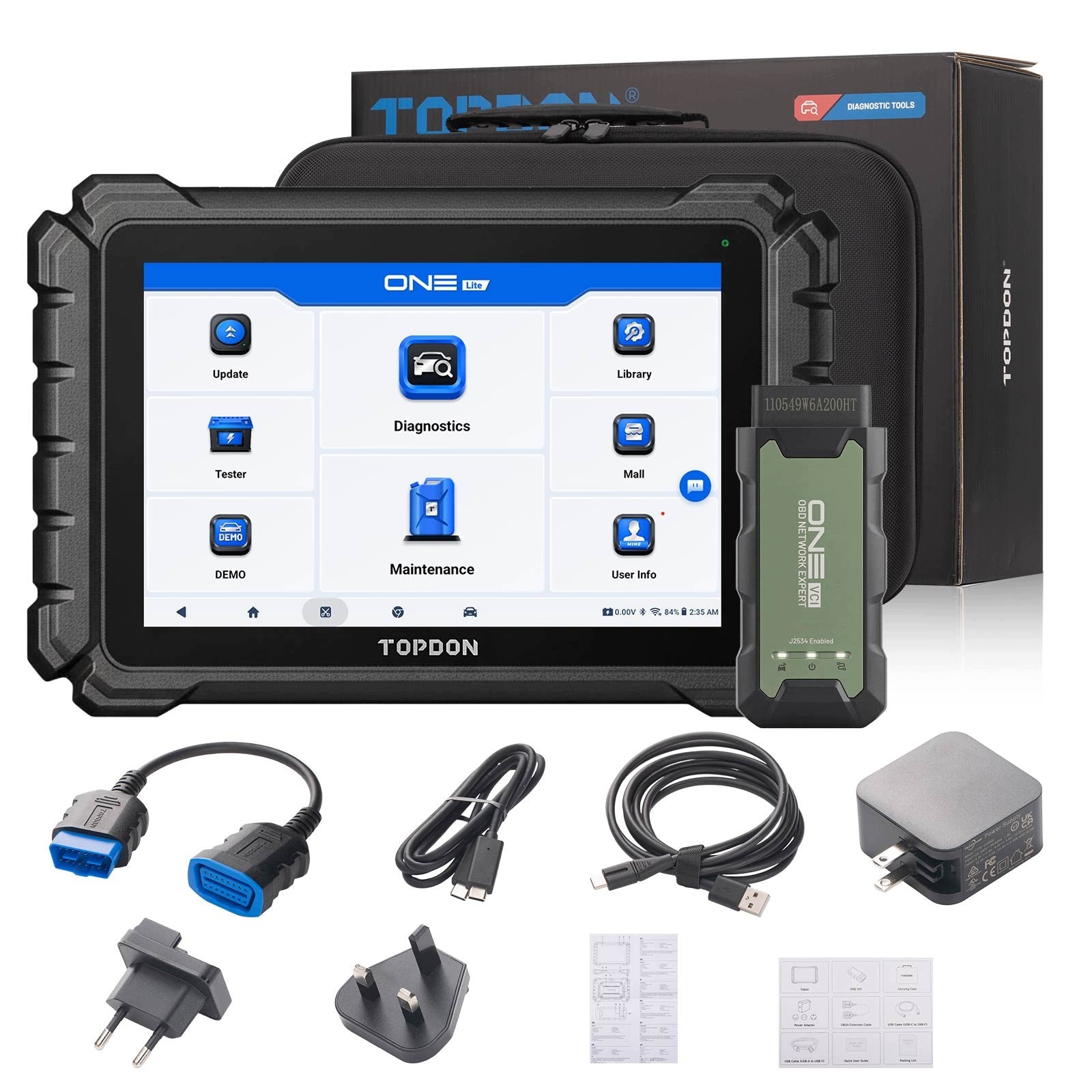 TOPDON ONE Lite supports TopFix AI, ECU coding, CAN-FD and DoIP protocols