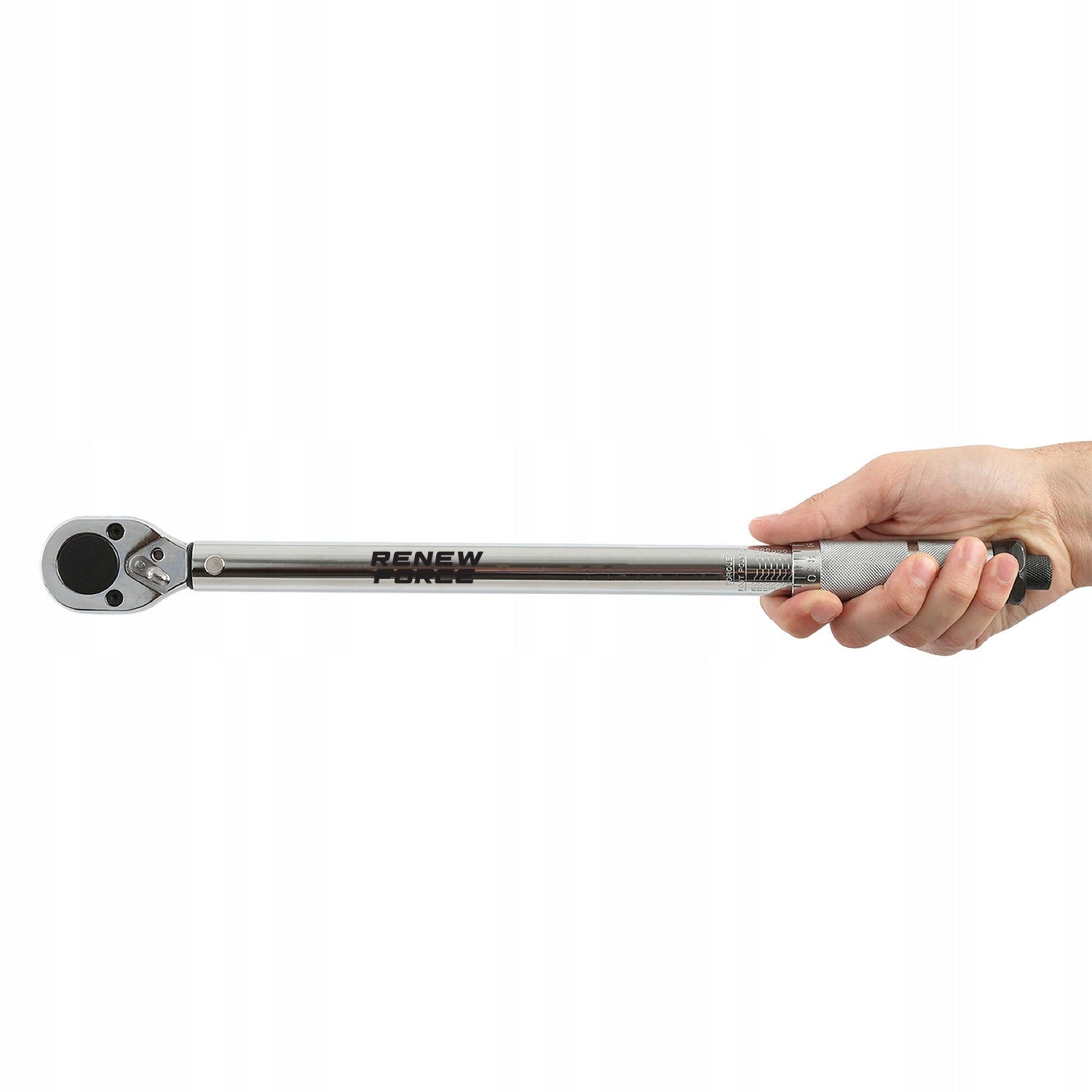 TORQUE WRENCH 1/2 28-210Nm CrMO & CrV + 3 CAPS 17,19,21 mm +- 4% Brand Renew Force