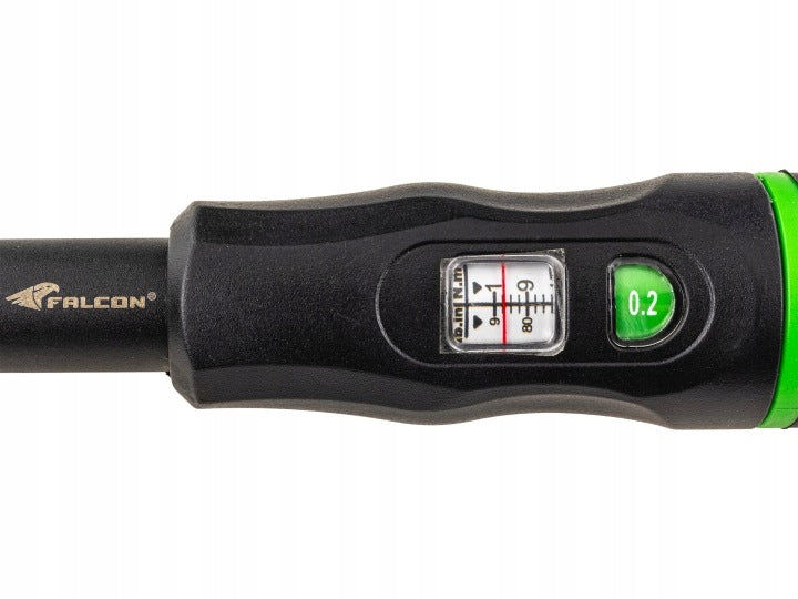TORQUE WRENCH 1/4" WITH LOCK 1-25NM COMPLIANCE WITH ISO 6789 CRV CASE Brand Falcon