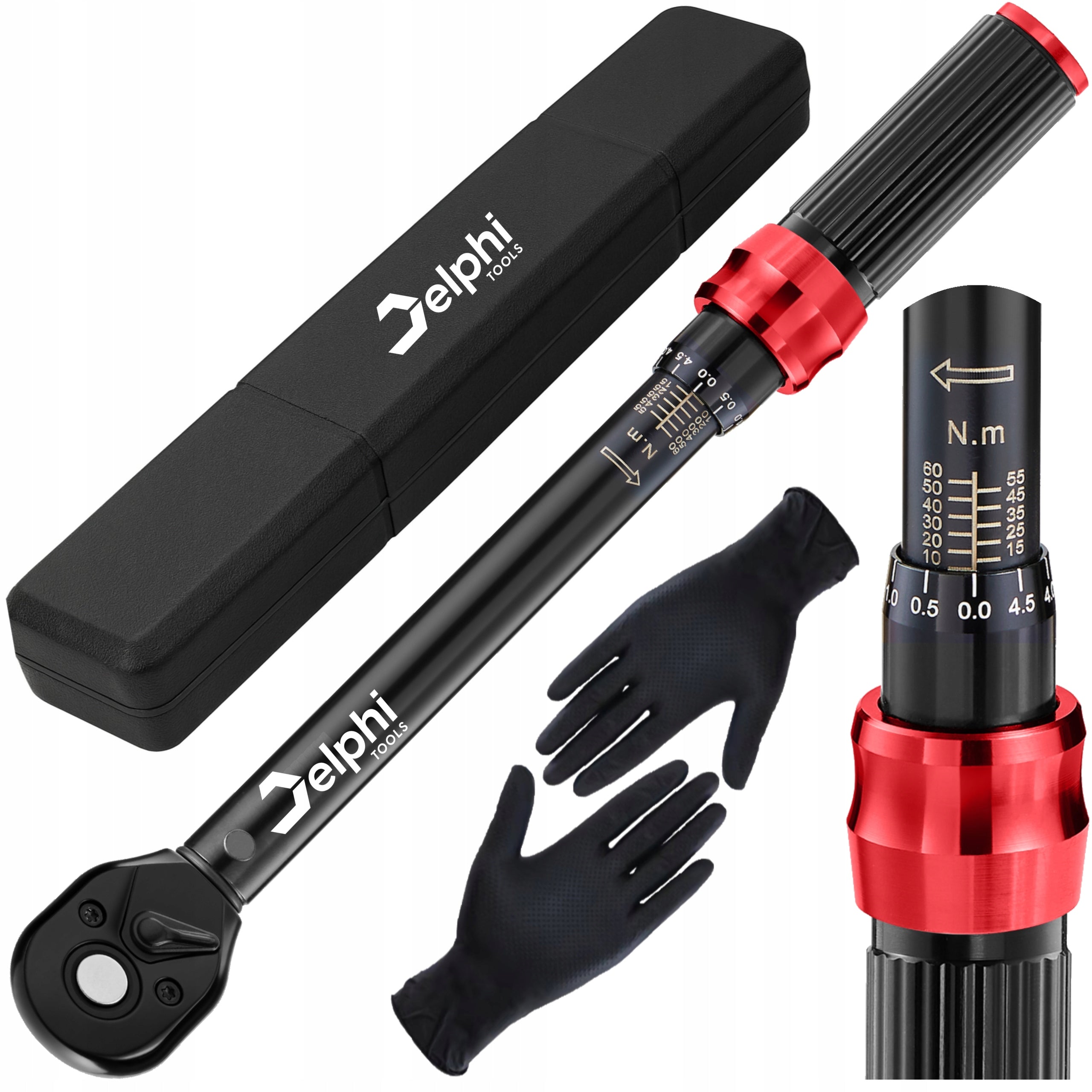 TORQUE WRENCH 3/8 10-60Nm CrMO &CrV WITH LOCK CALIBRATION CERTIFICATE