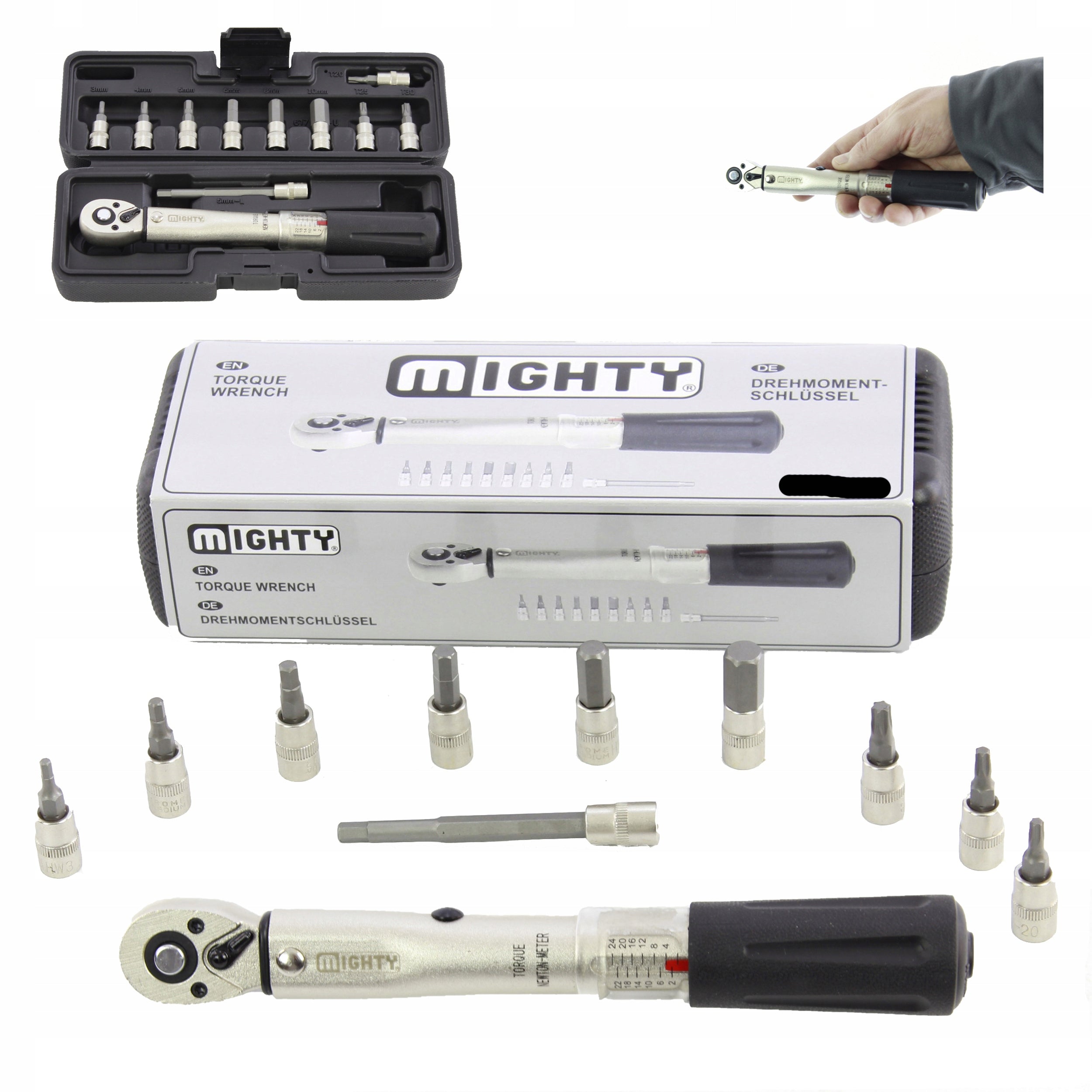TORQUE WRENCH MIGHTY with regulation 2-24Nm!