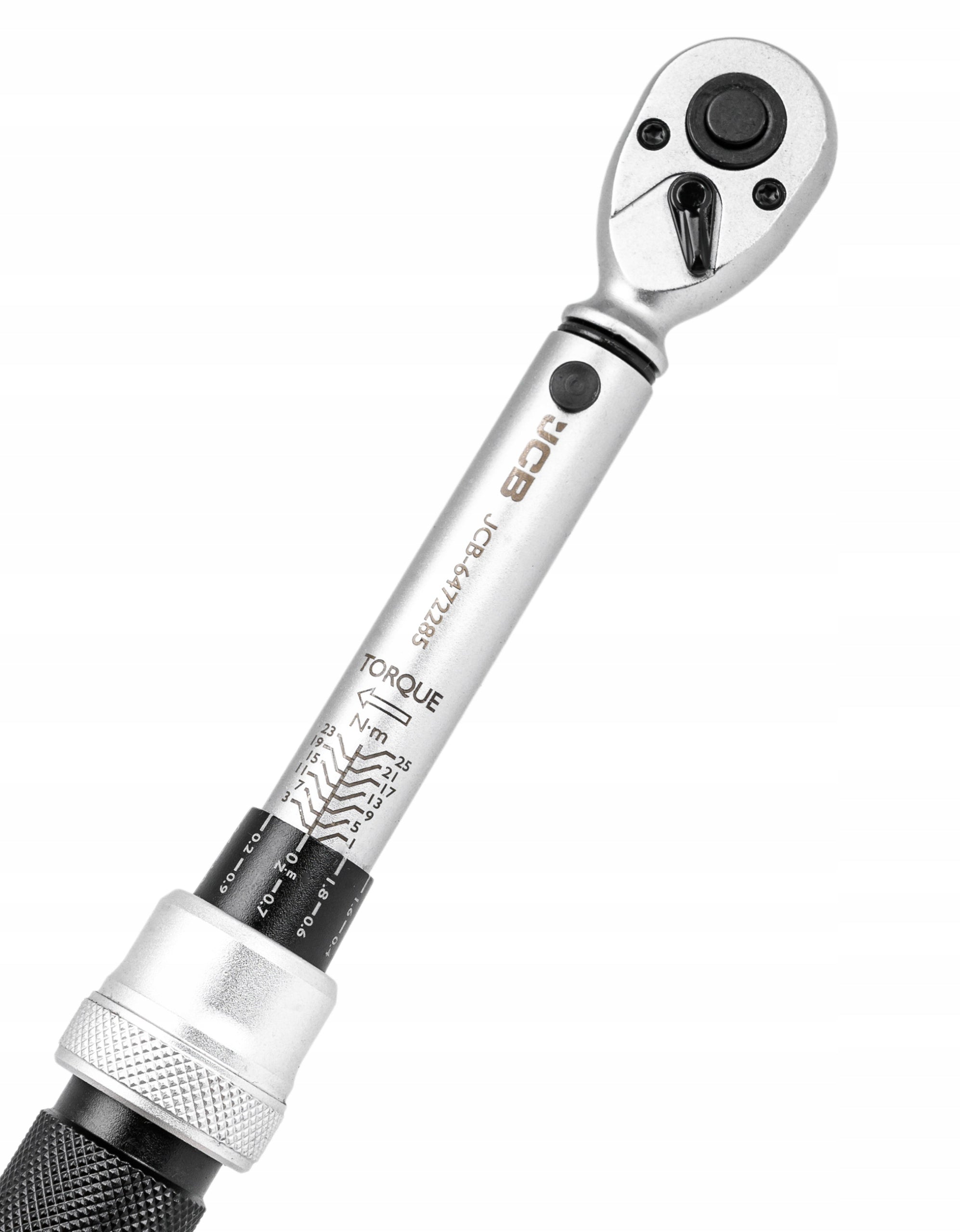 TORQUE WRENCH WITH CASE LOCK CALIBRATION CERTIFICATE 1-25NM 1/4" JCB Product weight with unit packaging 1 kg