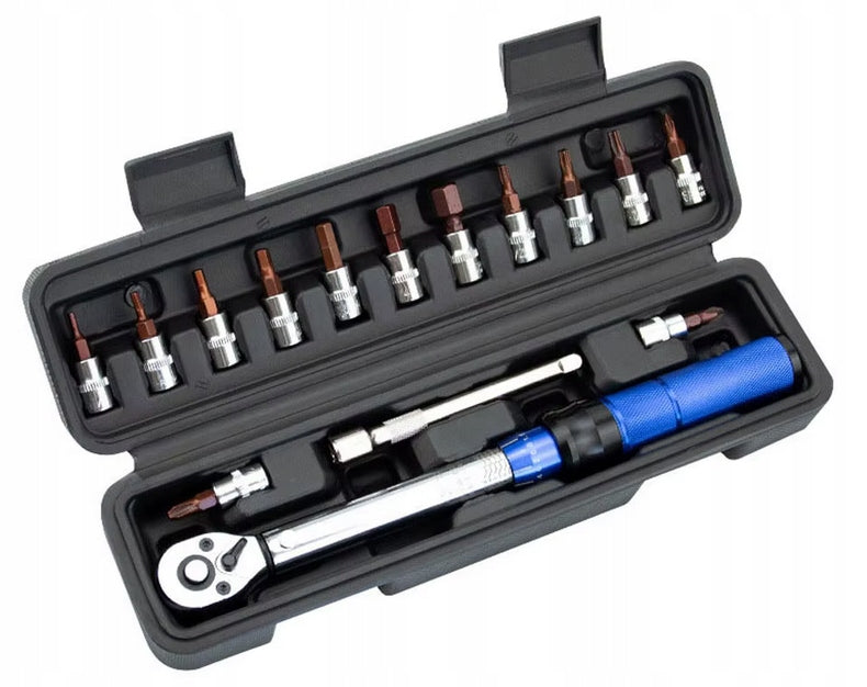 TORQUE WRENCH WITH RATCHET 1/4 TWO-WAY 2-24NM ANASADKI 15 EL.
