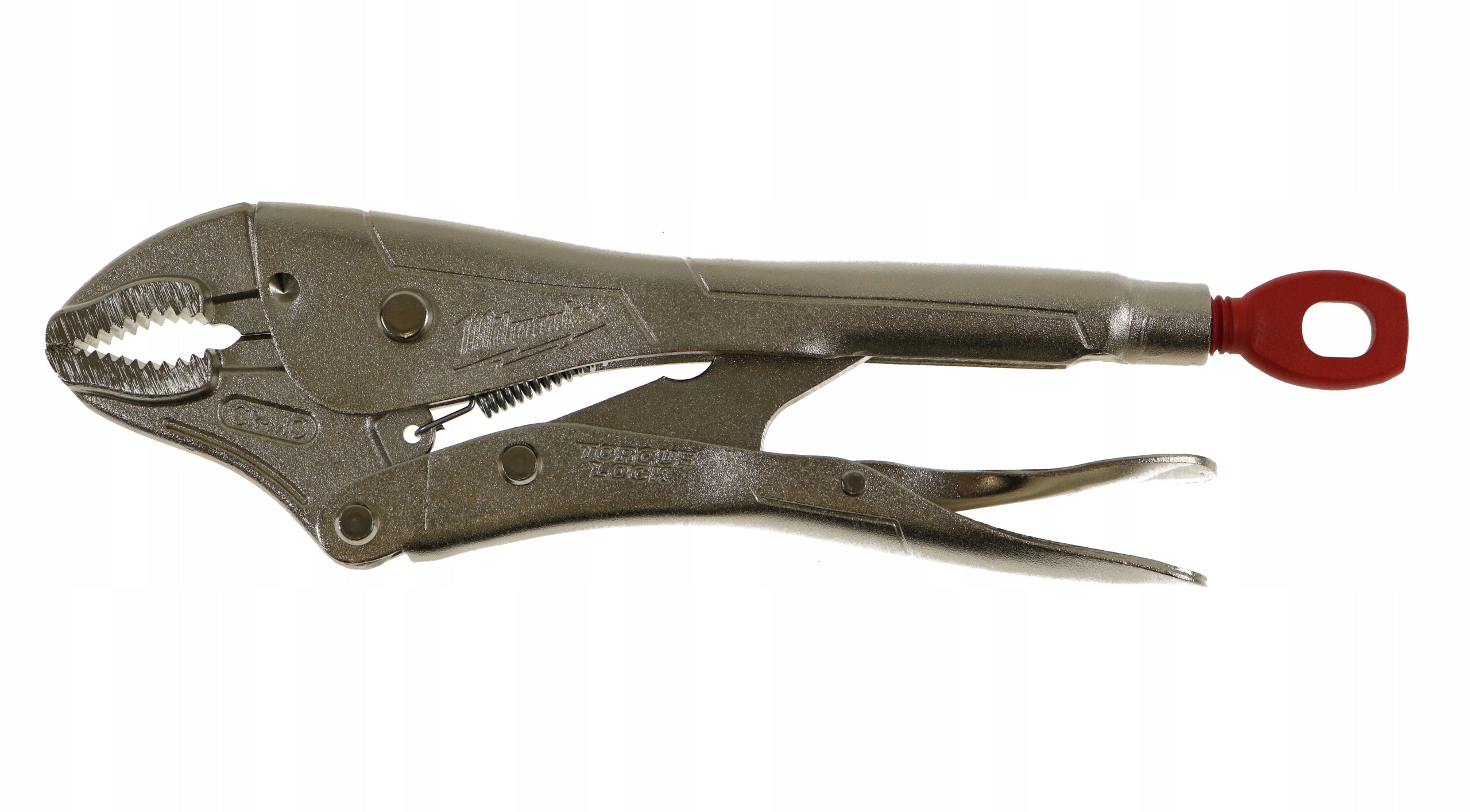 TORQUELOCK BENT CLAMPING PLIERS 250MM CHROME HARDENED MILWAUKEE