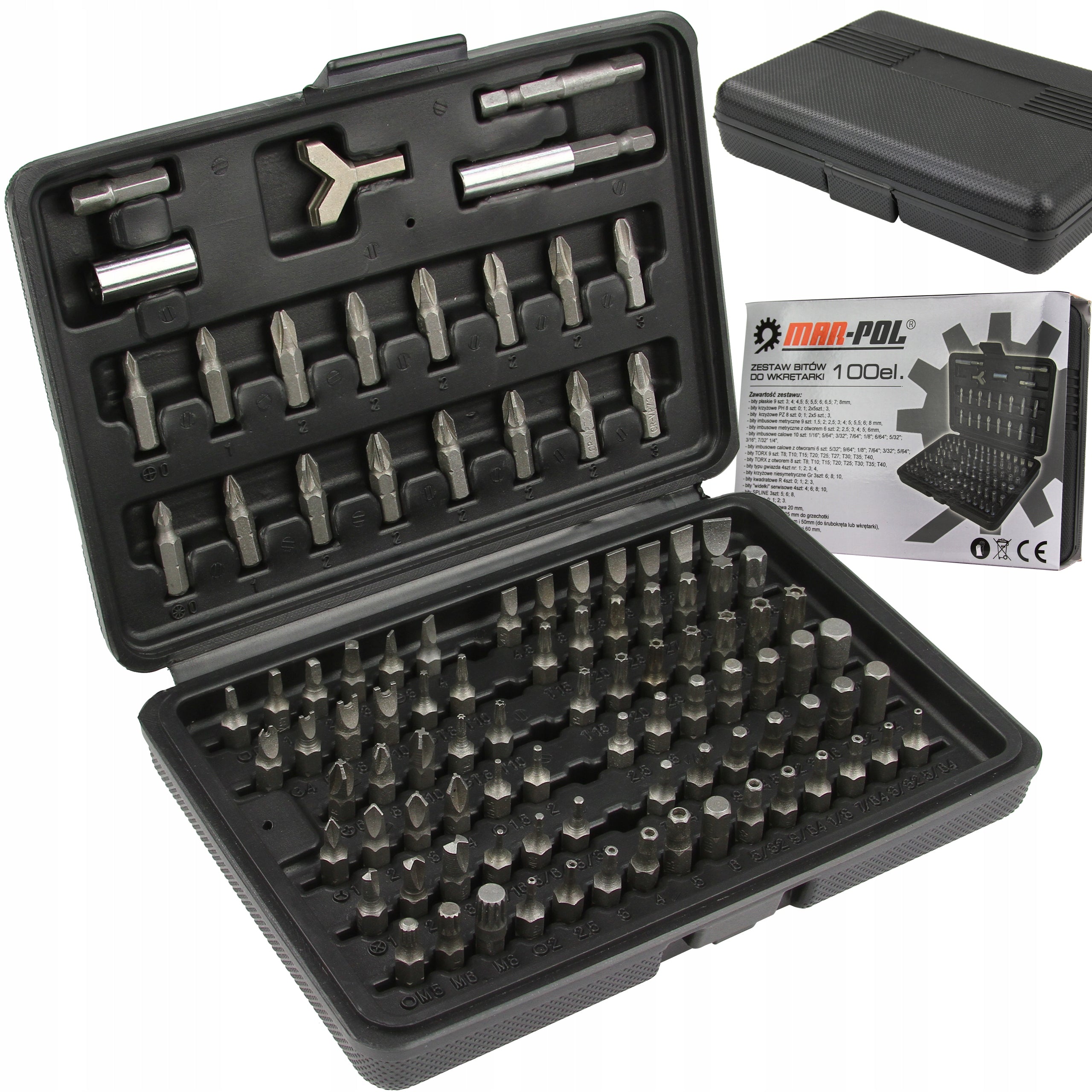 TORX ALLEN BITS FOR SCREWDRIVER SET 100el