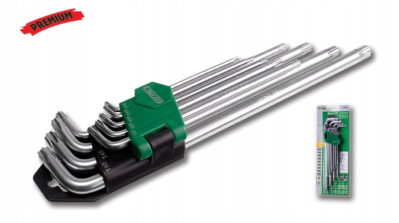 TORX WRENCHES WITH HOLE T10 -T50 ALLEN 9EL LONG Manufacturer code S-48319