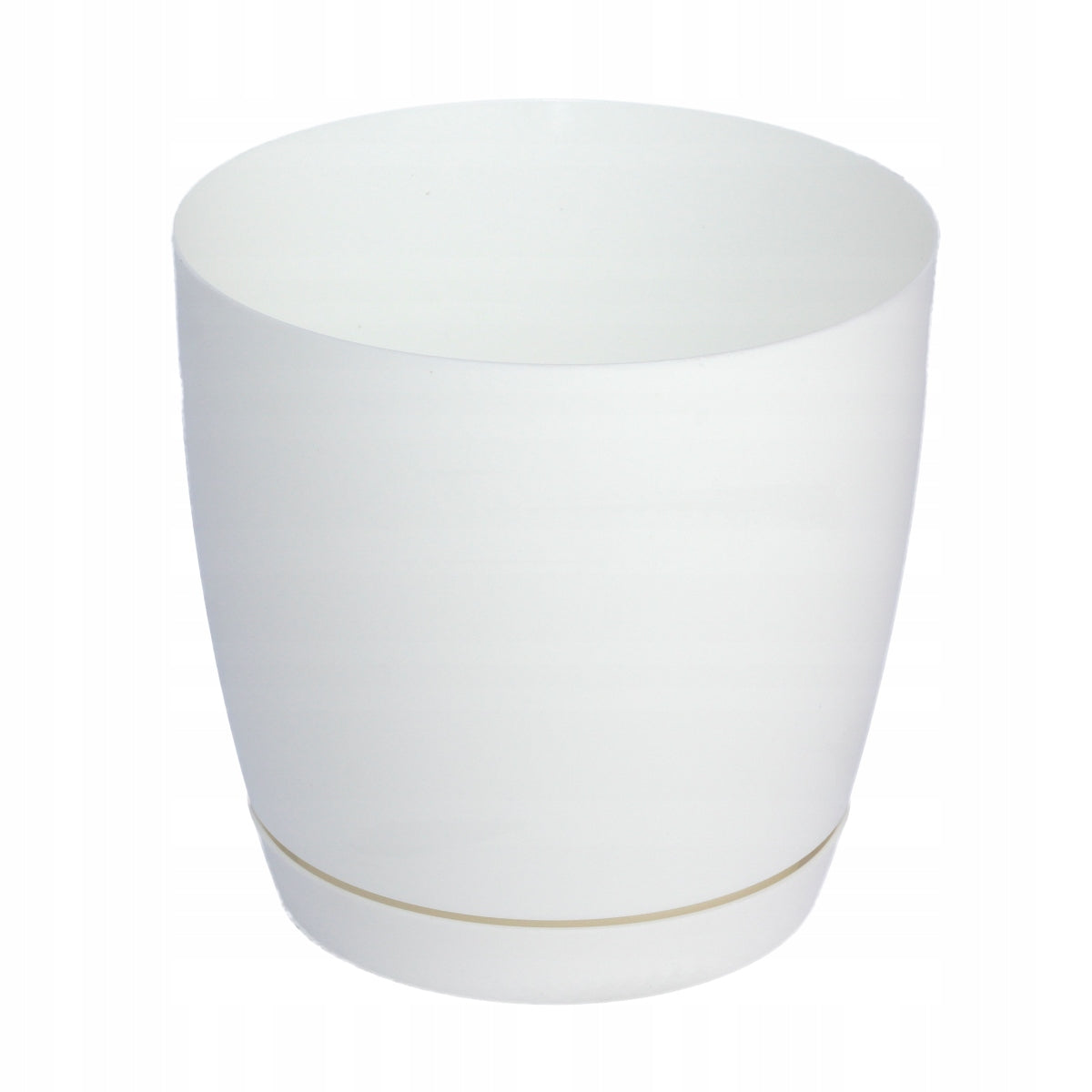 TOSCANA FLOWER POT WITH STAND, diameter. 15CM GLOSS WHITE Form-plastic Manufacturer code 0742