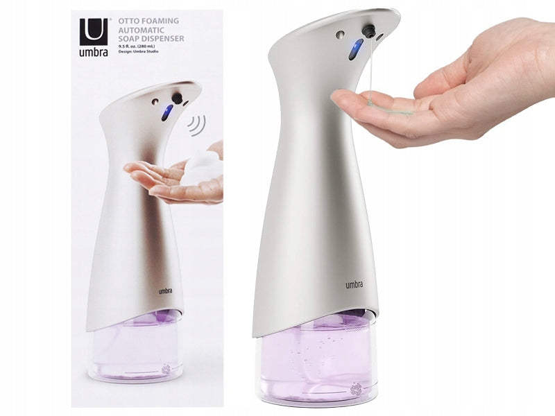TOUCHLESS SENSOR DISPENSER FOR SOAP, GEL, DETERGENT, LIQUID, UMBRA 280ml