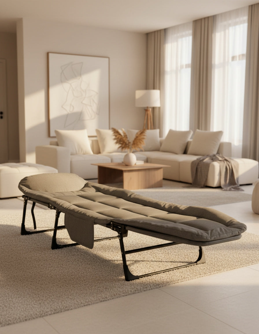 TOURIST BED CT-02L FOLDING COUCH LOUNGER FIELD MATTRESS LARGE XXL Brand no brand