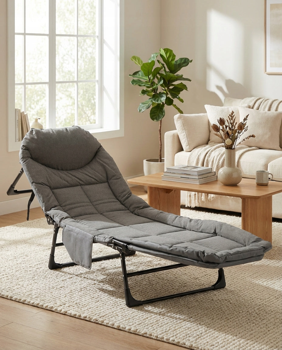 TOURIST BED CT-02L FOLDING COUCH LOUNGER FIELD MATTRESS LARGE XXL Packaging status original