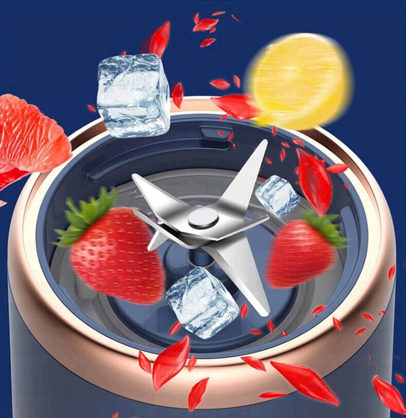 TOURIST BLENDER 6 BLADES USB 1200MAH FOR FRUCTOSE AND VEGETABLES Manufacturer code BLENDER MIKSER