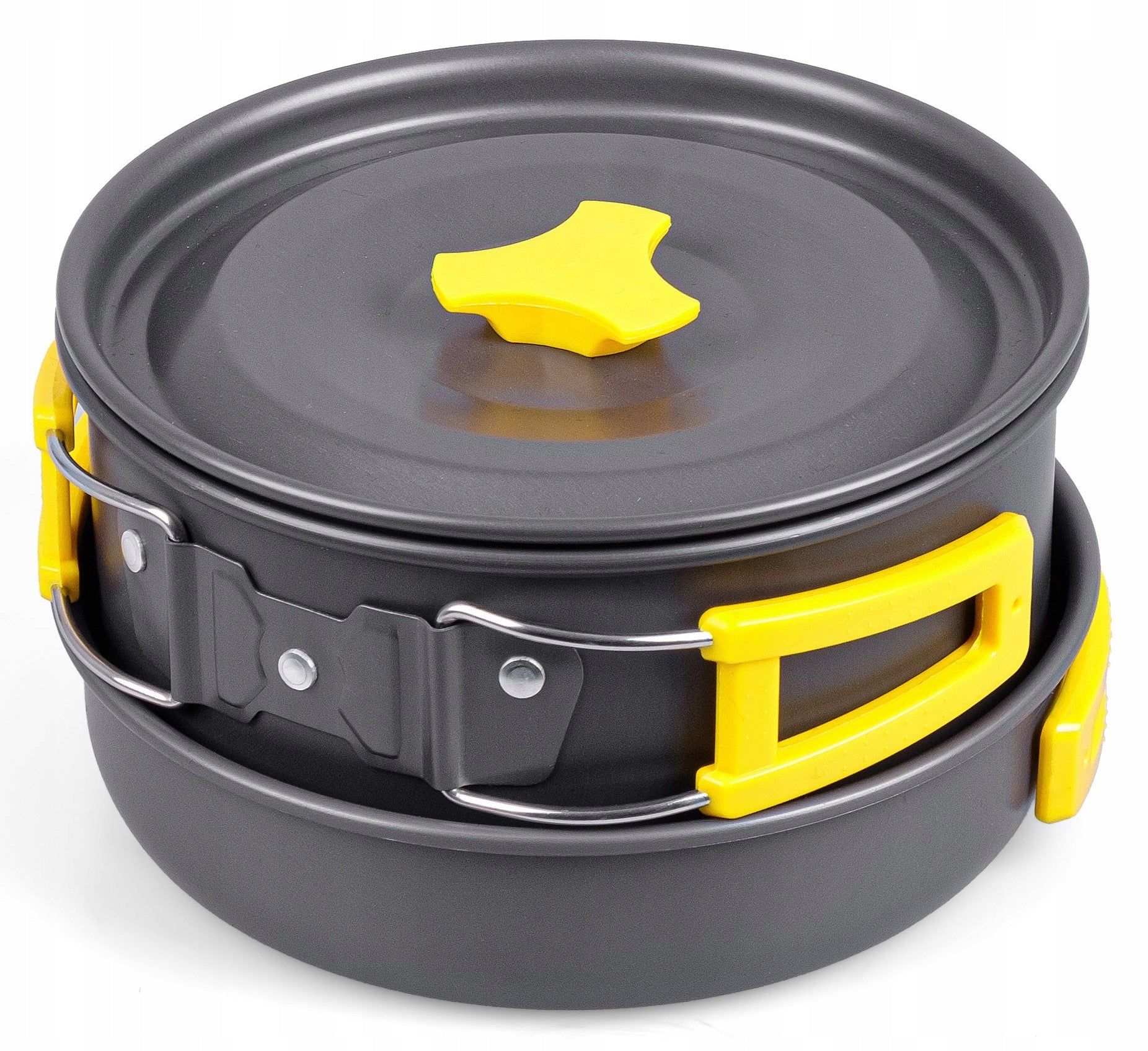 TOURIST DISHES SET CAMPEO POTS CUTLERY KETTLE FOR CAMPING TENT Manufacturer code ZN30 CAMPEO