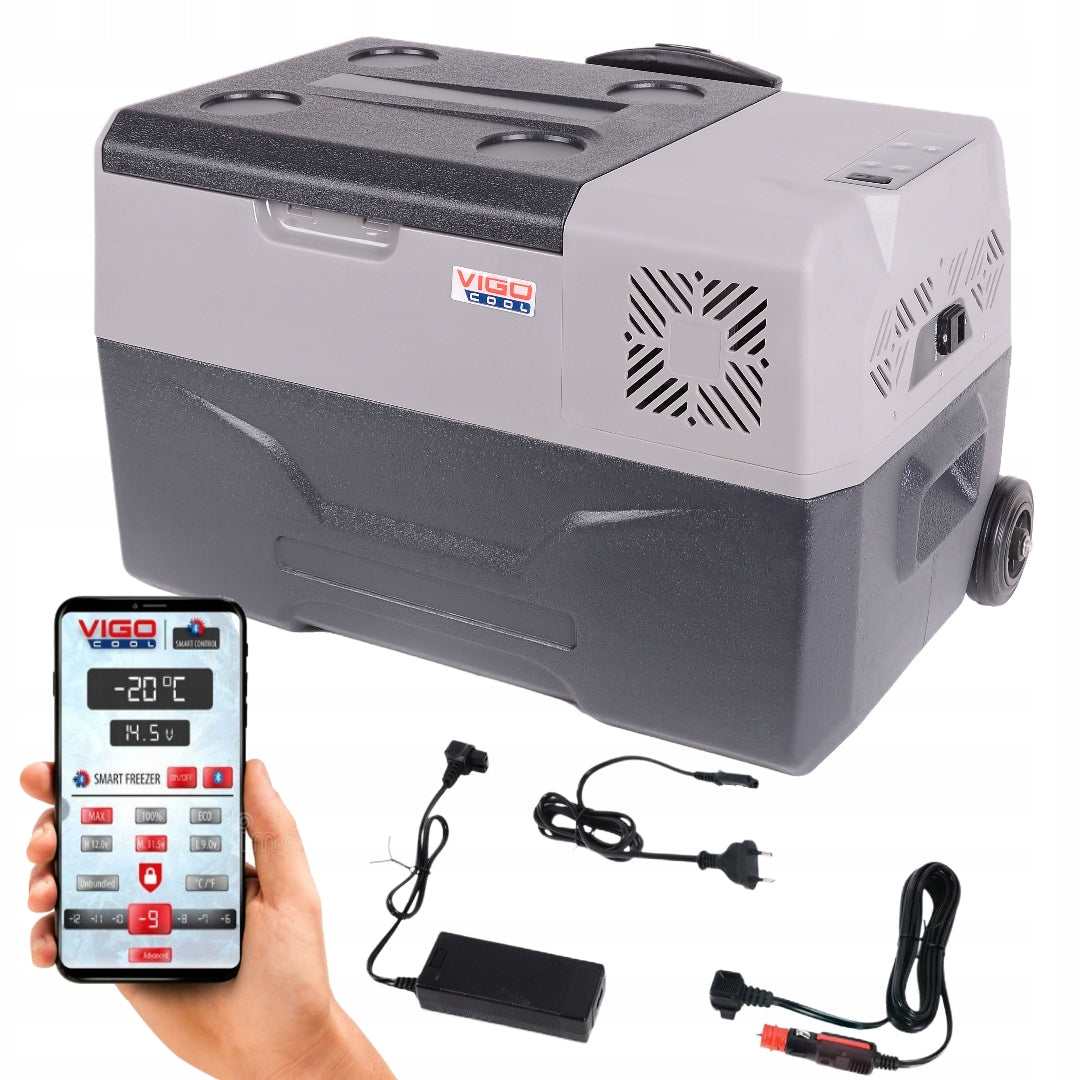 TOURIST FRIDGE WITH WHEELS 30L, COMPRESSOR 12/24/230V