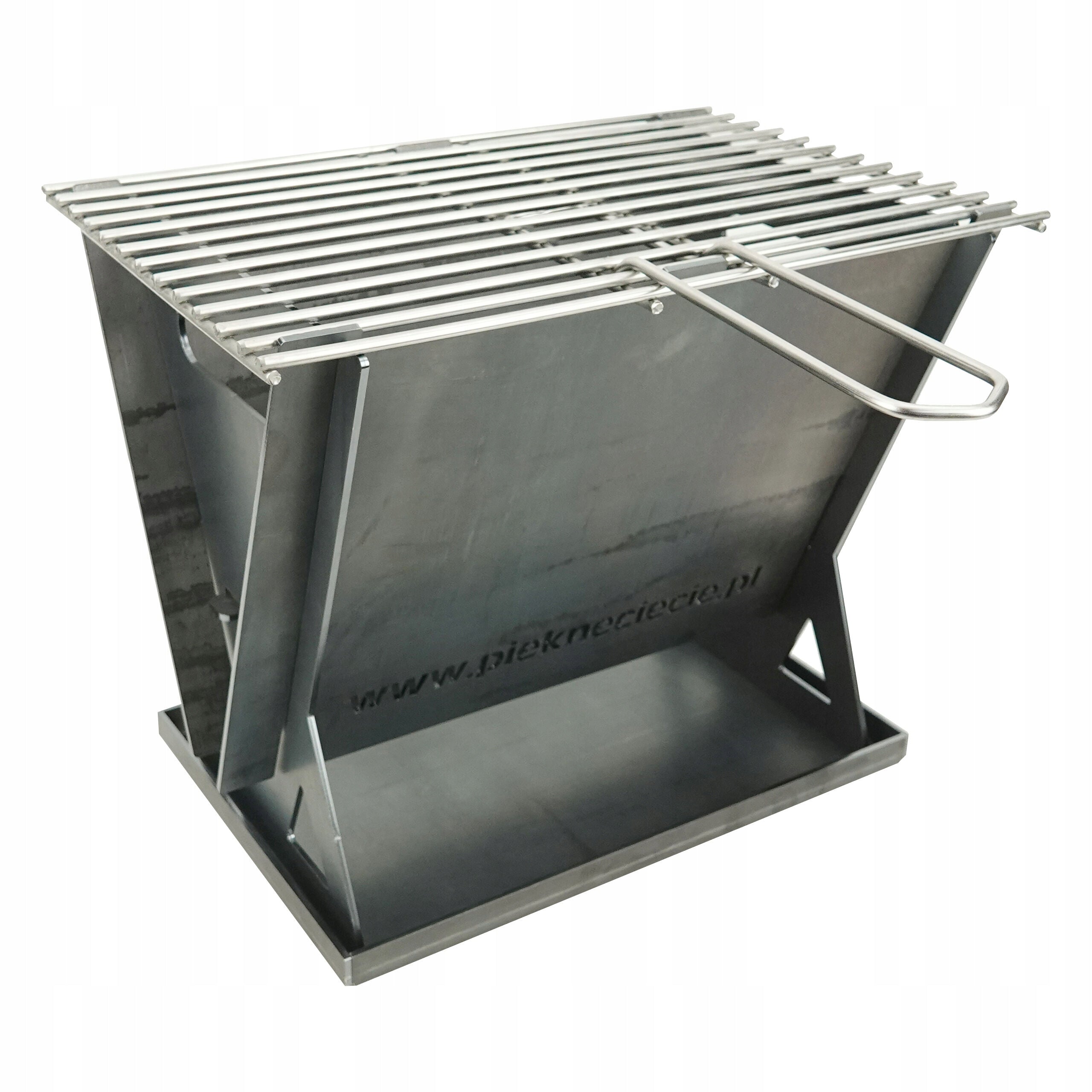 TOURIST GRILL GARDEN FIREPLACE PORTABLE FOLDING SUITCASE 3mm 18511 Packaging status original