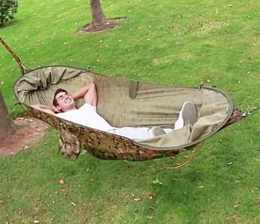 TOURIST HAMMOCK MOSQUITO NET HANGING TENT FOR TREE SURVIVAL 260cm 750g Total length 260 cm