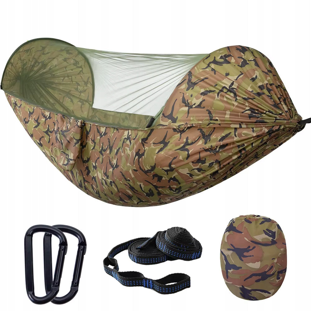 TOURIST HAMMOCK MOSQUITO NET HANGING TENT FOR TREE SURVIVAL 260cm 750g